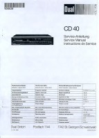 Dual CD-40-Service-Manual 